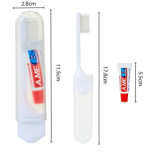 Portable Travel Foldable Toothbrush Non-disposable